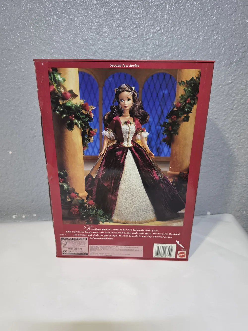 1997 Vintage Barbie Disney Beauty and the Beast Enchanted Christmas Belle